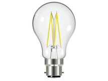 LED BC (B22) GLS Filament Dimmable Bulb, Warm White 806 lm 7.2W